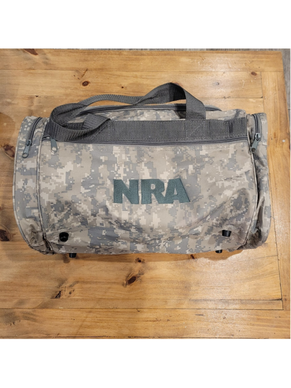 NRA Digital Camo Duffel Bag National Rifle Association Tactical Range Gym Travel